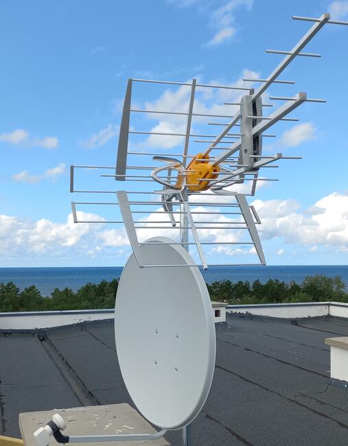 Montaż serwis ustawienie anten satelitarnych