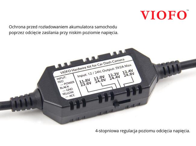 VIOFO A129 DUO IR KAMERA PRZÓD+TYŁ+ Podczerwień. Nowa nie uż