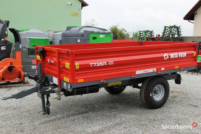 Przyczepa rolnicza przyczepy jednoosiowa METAL-FACH