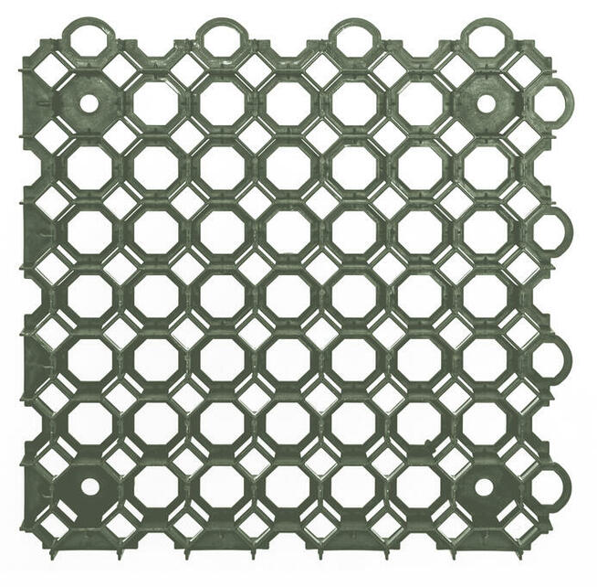 Kratka Trawnikowa Parkingowa Ażur GEOKRATA 50x50x4 Zielona