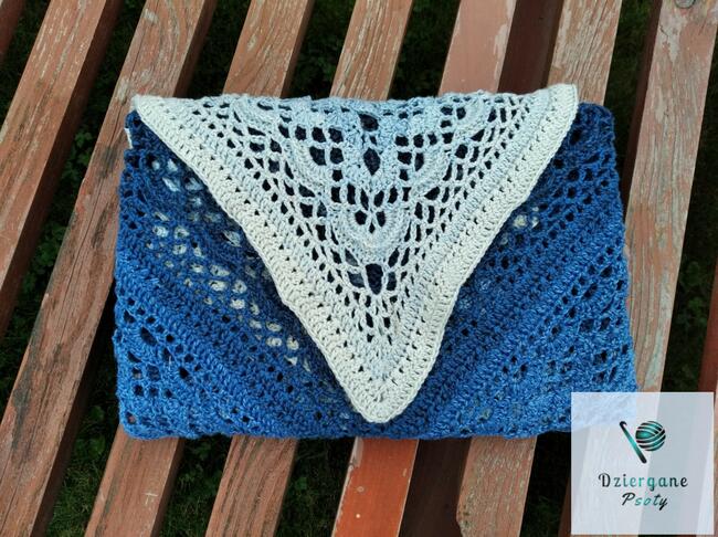 Chusta ręcznie robiona na szydełku - Handmade - Rękodzieło