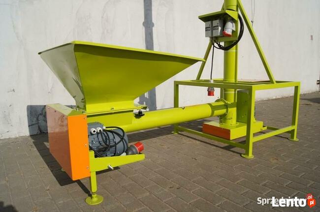 Przenośnik ślimakowy pionowy z pomocniczym ADRAF żmijka