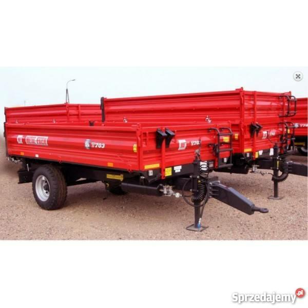 Przyczepa rolnicza przyczepy jednoosiowa METAL-FACH