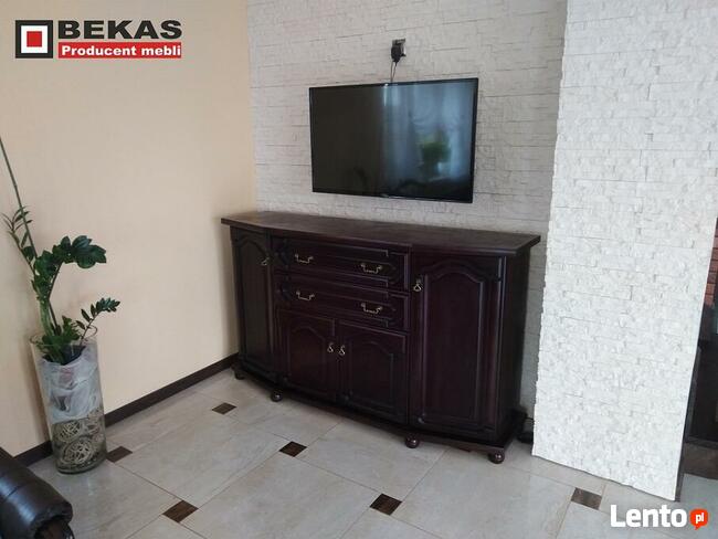 Stylowy Komplet Mebli Dębowych do Salonu Bekas Producent
