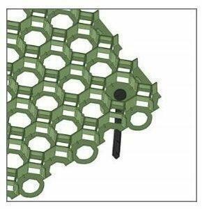 Kratka Trawnikowa Parkingowa Ażur GEOKRATA 50x50x4 Zielona