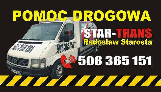 Pomoc drogowa Giżycko autolaweta holowanie laweta