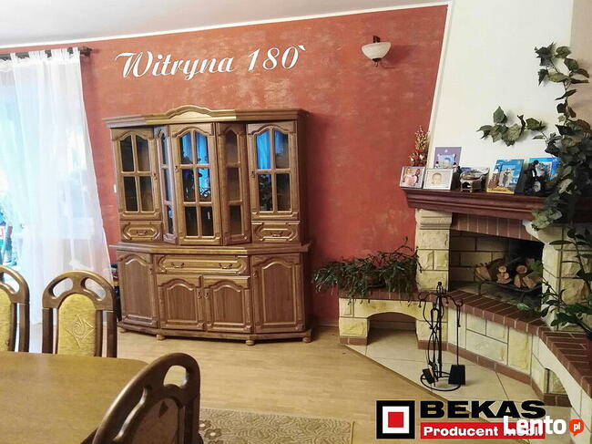 Stylowy Komplet Mebli Dębowych do Salonu Bekas Producent