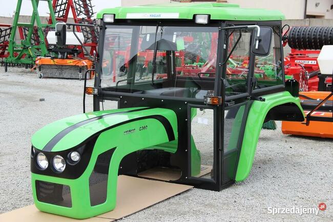 Kabina C360 maska C- 360 Naglak zestaw zielony kabiny maski