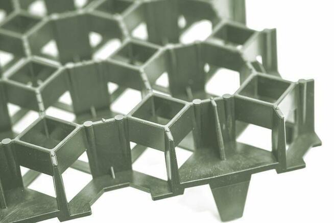 Kratka Trawnikowa Parkingowa Ażur GEOKRATA 50x50x4 Zielona