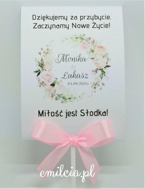 OFERUJĘ :) Podziękowania dla Gości Ślub Wesele Wedding