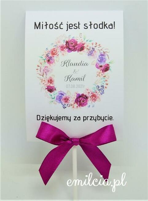 OFERUJĘ :) Podziękowania dla Gości Ślub Wesele Wedding