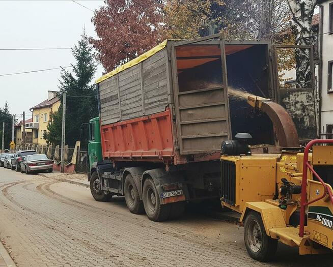 wycinka drzew, rekultywqacja terenu, mulczowanie,utylizacja
