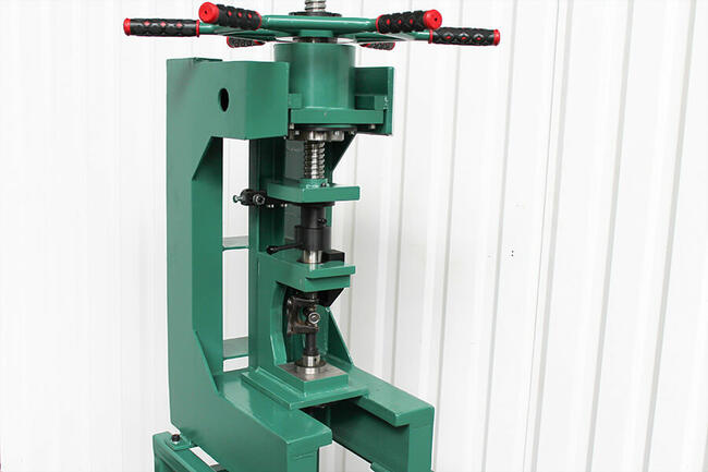 Ręczna prasa mechaniczna 5t do zagniatania krzyżaków