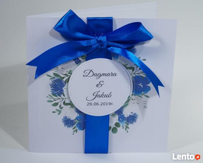 Zaproszenia + Koperta Ślub Wesele Wedding