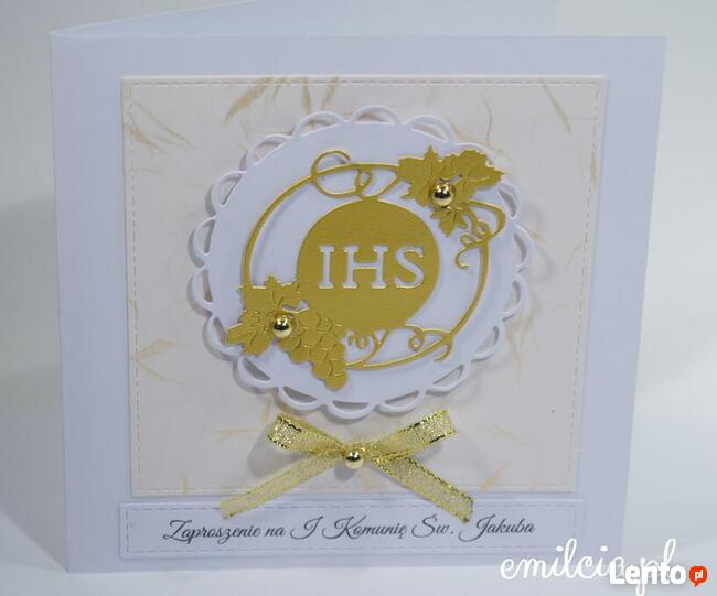 Tanie Zaproszenia + Koperta Komunia / Chrzest / Sezon 2020r.