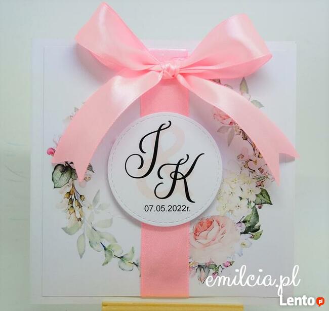 Zaproszenia + Koperta Ślub Wesele Wedding