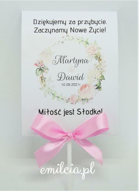 OFERUJĘ :) Podziękowania dla Gości Ślub Wesele Wedding