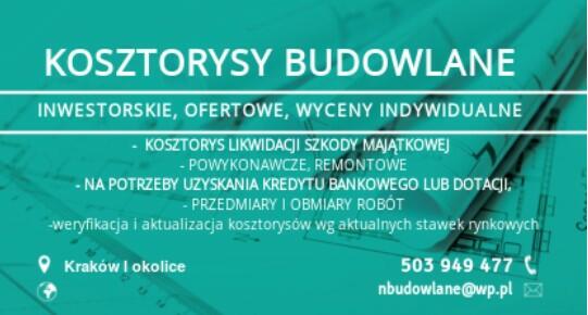 Doświadczony Inżynier budownictwa, kosztorysant, koordynator
