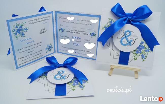 Zaproszenia + Koperta Ślub Wesele Wedding