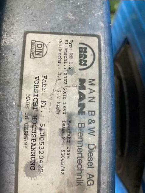 PIEC OLEJOWY BUDERUS