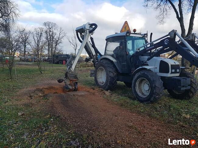 wycinka drzew, rębak, rekultywacja,mulczowanie 30 cm w głąb