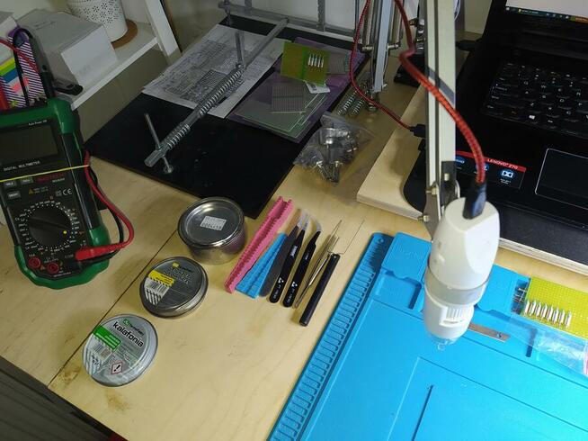 Lutowanie płyt pcb.