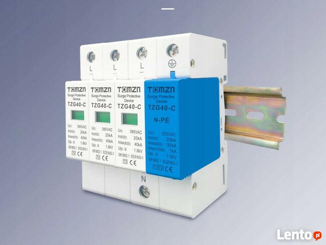 Ogranicznik przepięć SPD 4P AC T1+T2 TOMZN