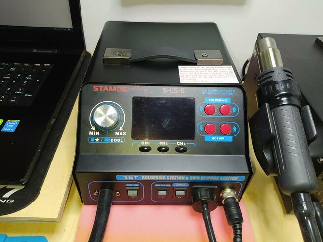 Lutowanie płyt pcb.