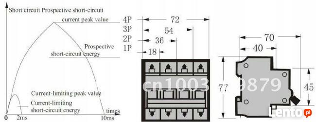 TOMZN ROZŁĄCZNIK IZOLACYJNY 4P 16 A AC 230 / 400V