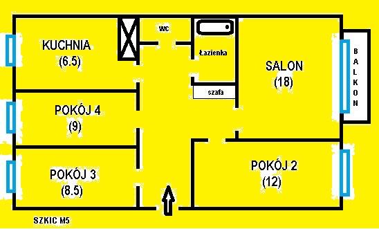 Zamienimy M5(64) mieszkanie własnościowe na Retkini na M3