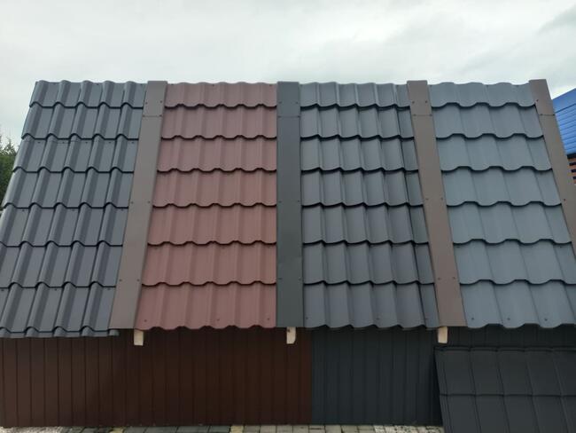 Blacha dachowa modułowa BOLERO, pokrycie dachowe, RAL 8017,