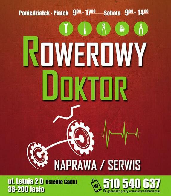 Rowerowy Doktor Firma Naprawi każdy typ roweru