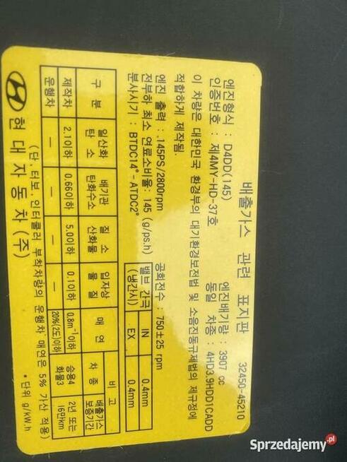 Silnik Hyundai D4DD /145