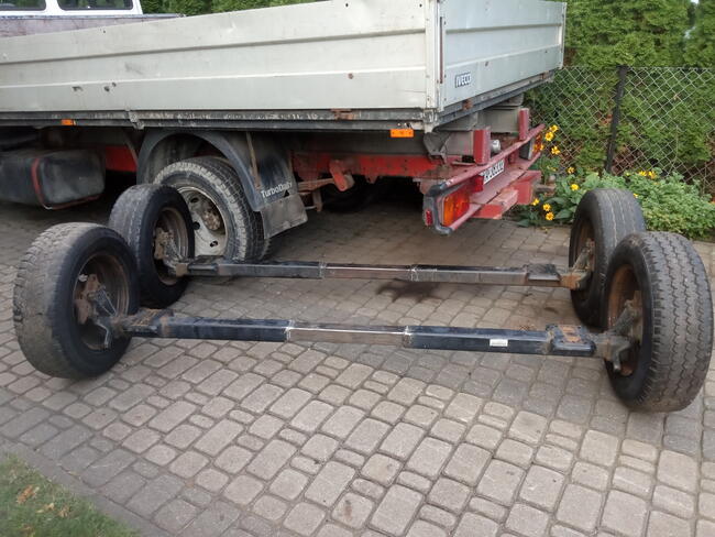 Oś przyczepa kontener barak wózek slipowy CENA w opisie