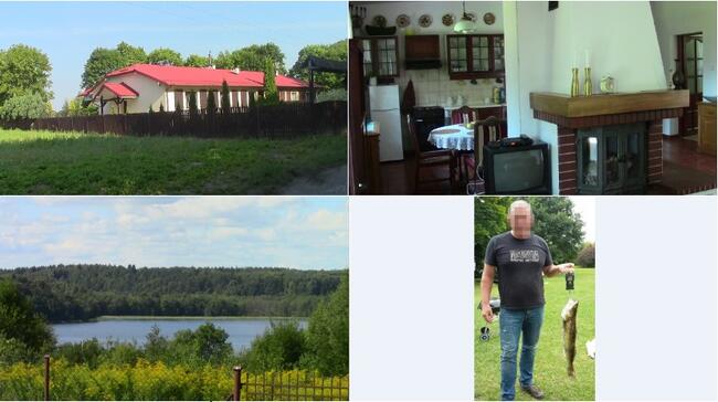 MAZURY DOMEK NAD JEZIOREM WADĄG