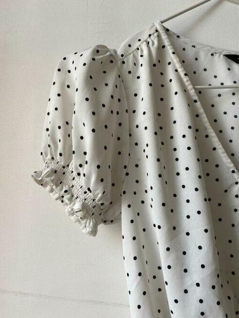 Bluzka z krótkim rękawem w kropki New Look