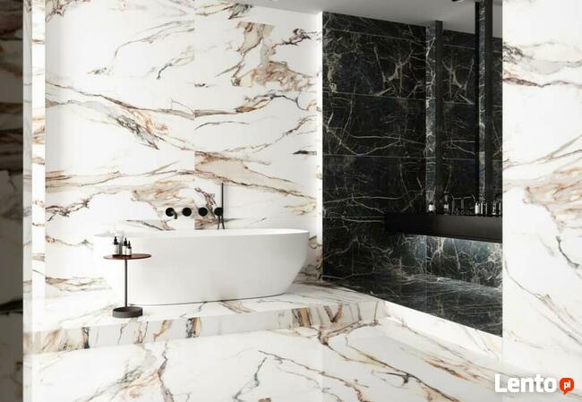 Płytki łazienkowe marmur Calacatta gold 120x60