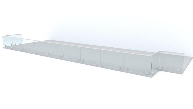 Balustrady szklane barierki nierdzewne daszki nierdzewne