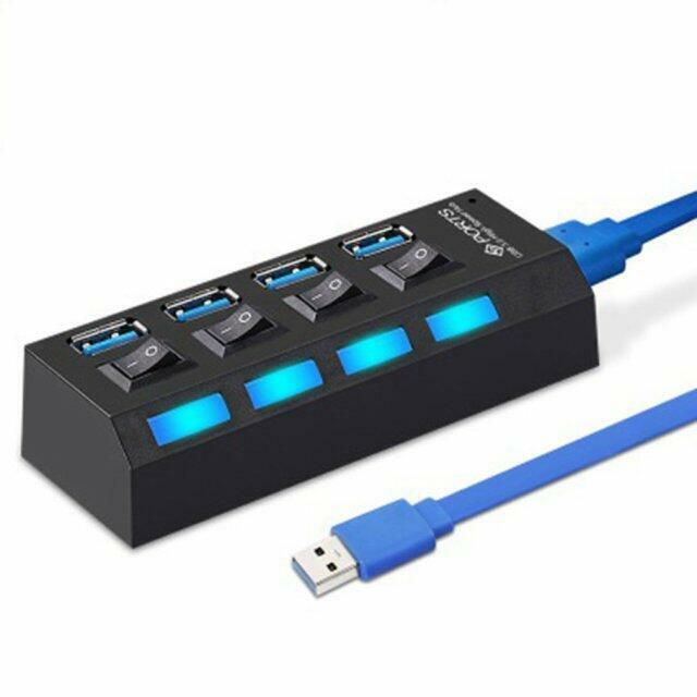 ROZDZIELACZ USB - USB HUB - ROZGAŁĘŹNIK USB 4 PORTY ( WYSYŁK