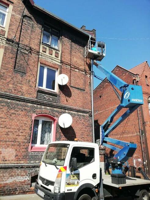 podnośnik koszowy Katowice Sosnowiec Dąbrowa Górnicza