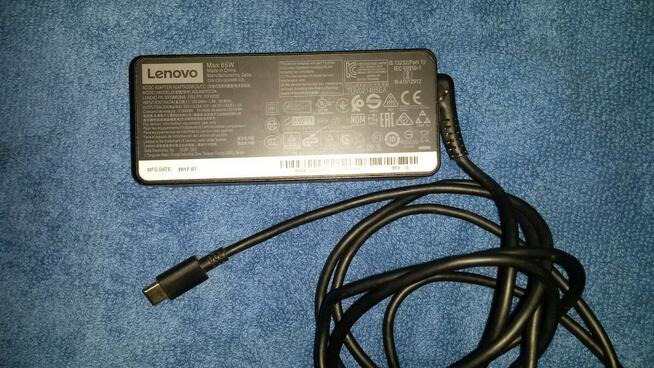 Lenovo zasilacze i inne ładowarki