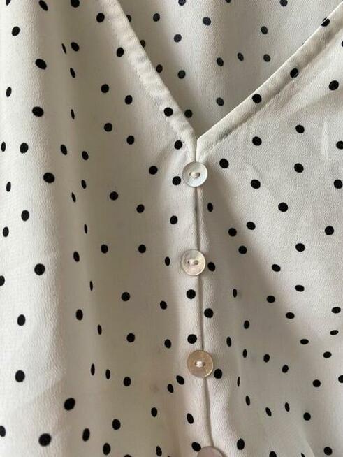 Bluzka z krótkim rękawem w kropki New Look