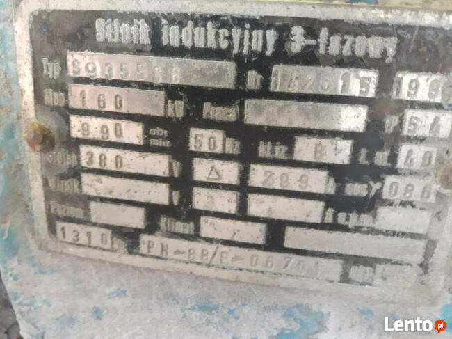 Silnik elektryczny 160kw/980obr