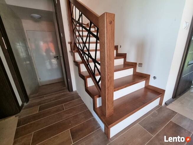 Schody na beton buk, dab, jesion