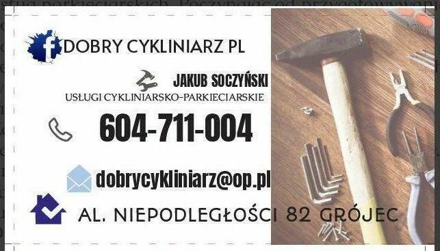 Cyklinowanie renowacja podłogi parkietu schodów