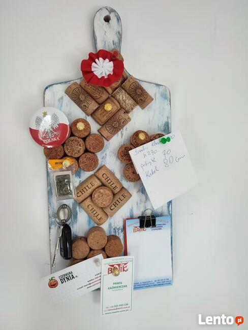 Deska korkowa na zapiski - biżuterie - biuro