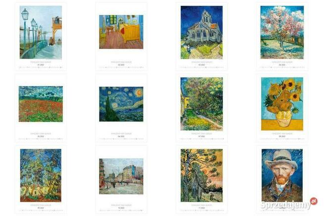 obrazy Vincent Van Gogh reprodukcje 13 plakatów impresje