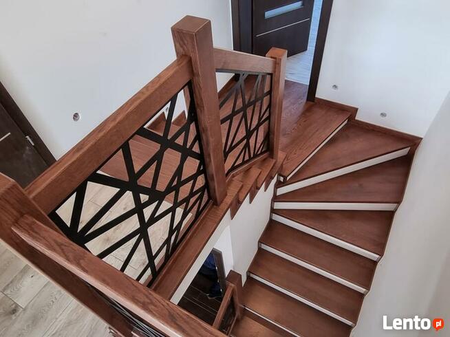 Schody na beton buk, dab, jesion