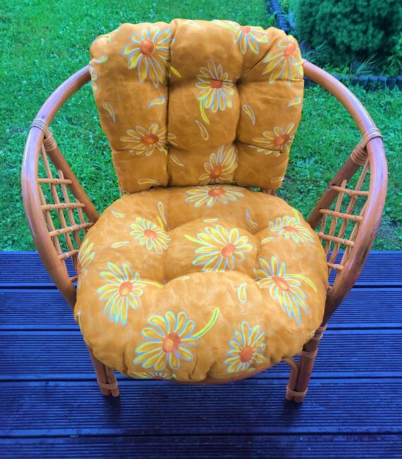 Zestaw mebli rattanowych BAHAMA Brown Brązowy, Biały, Nowy