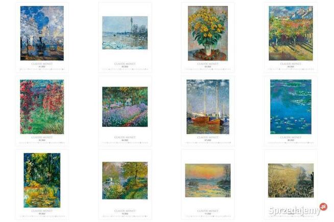 Claude Monet reprodukcje malarstwo obrazy 13 plakatów